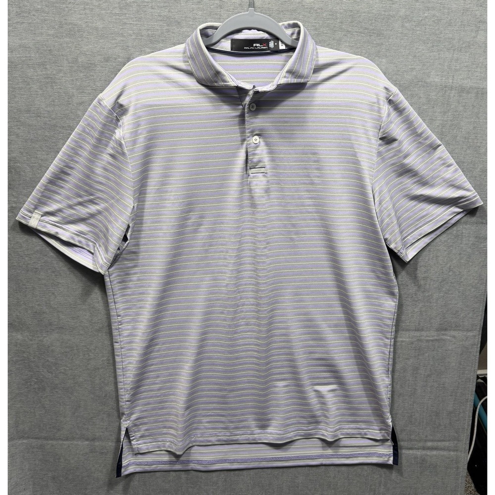 RLX Ralph Lauren Mens Polo Golf Shirt M Performance Short Sleeve